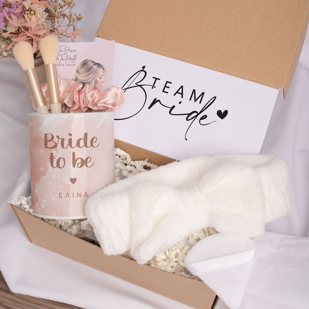 Pink Bride To Be - Makeup Brush Holder Gift Box - GOTShirts