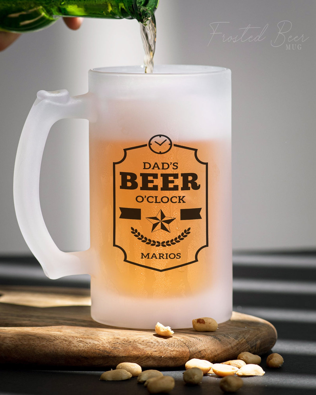 Beer O'Clock - Frosted Beer Glass - GOTShirts