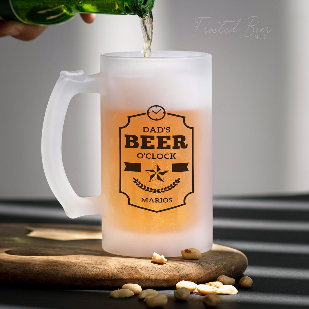 Beer O'Clock - Frosted Beer Glass - GOTShirts