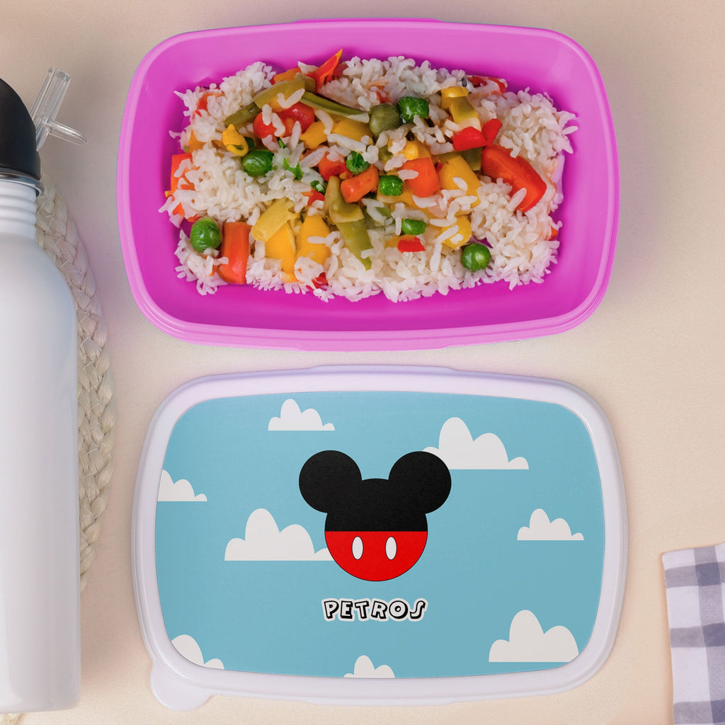 Cute Boy Mouse - Plastic Lunch Box - GOTShirts