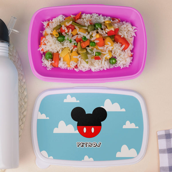 Cute Boy Mouse - Plastic Lunch Box - GOTShirts