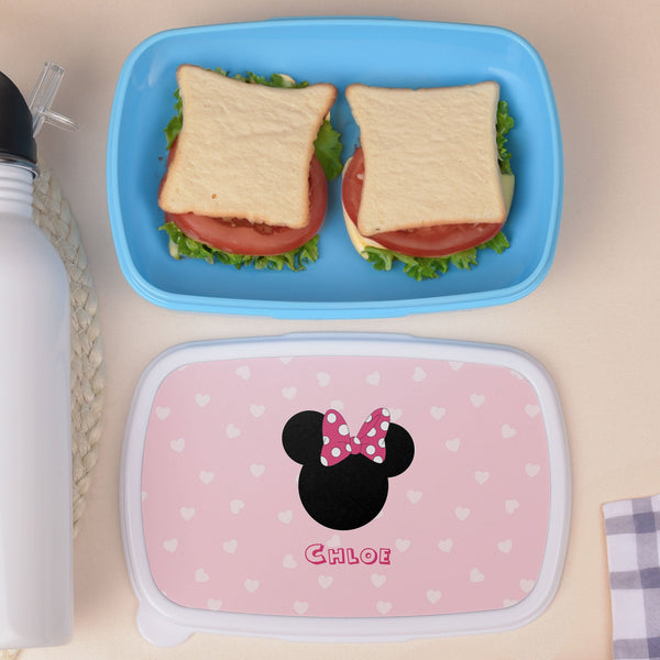 Cute Girl Mouse - Plastic Lunch Box - GOTShirts