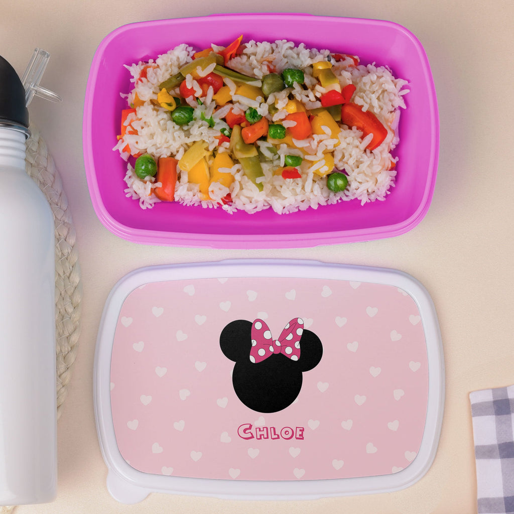 Cute Girl Mouse - Plastic Lunch Box - GOTShirts