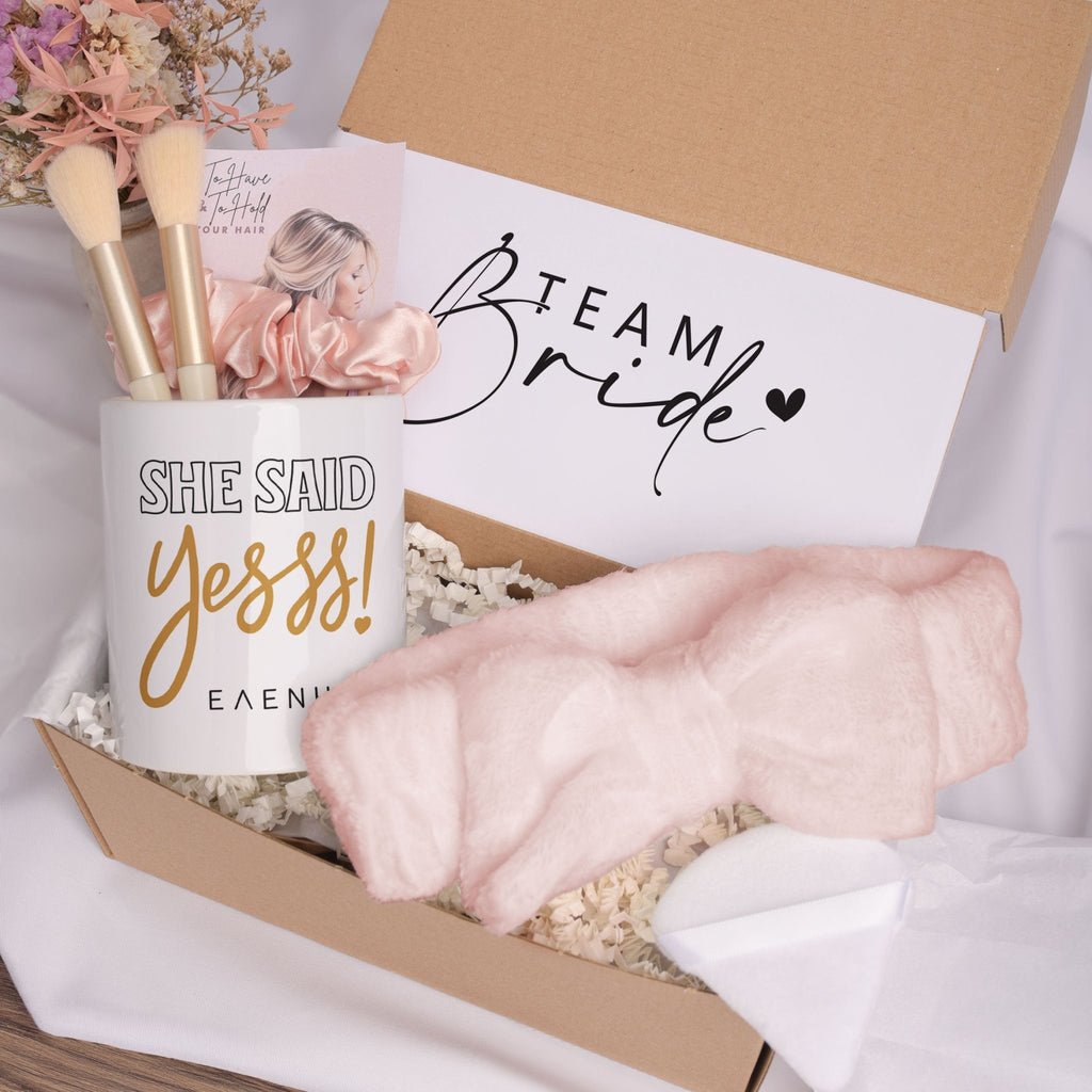 She Said Yes - Makeup Brush Holder Gift Box - GOTShirts