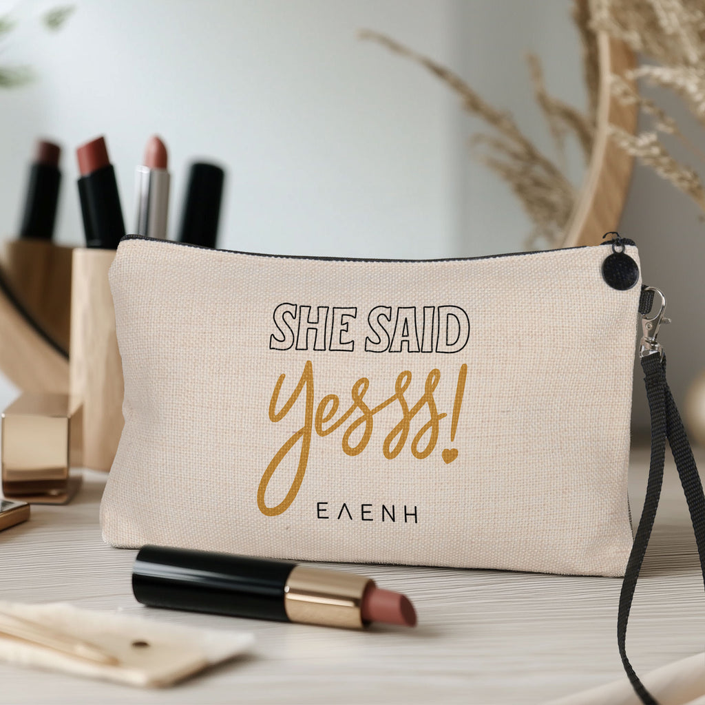She Said Yes - Make Up Bag - GOTShirts