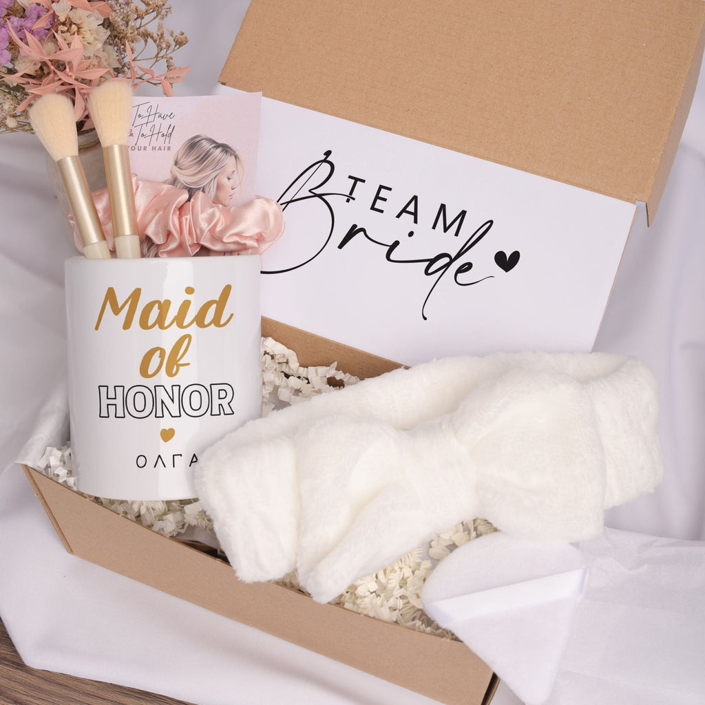 Maid Of Honor - Makeup Brush Holder Gift Box - GOTShirts