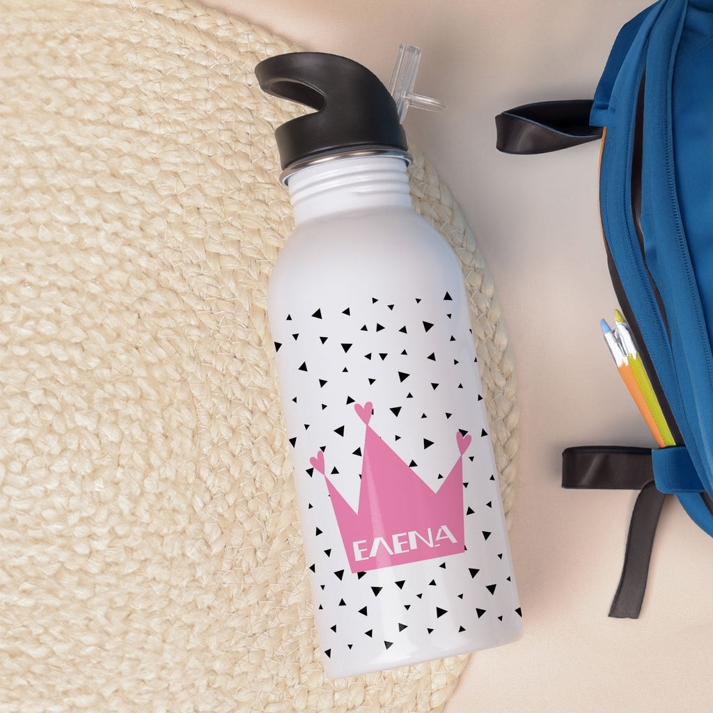 Princess Crown - Stainless Steel Water Bottle 600ml - GOTShirts