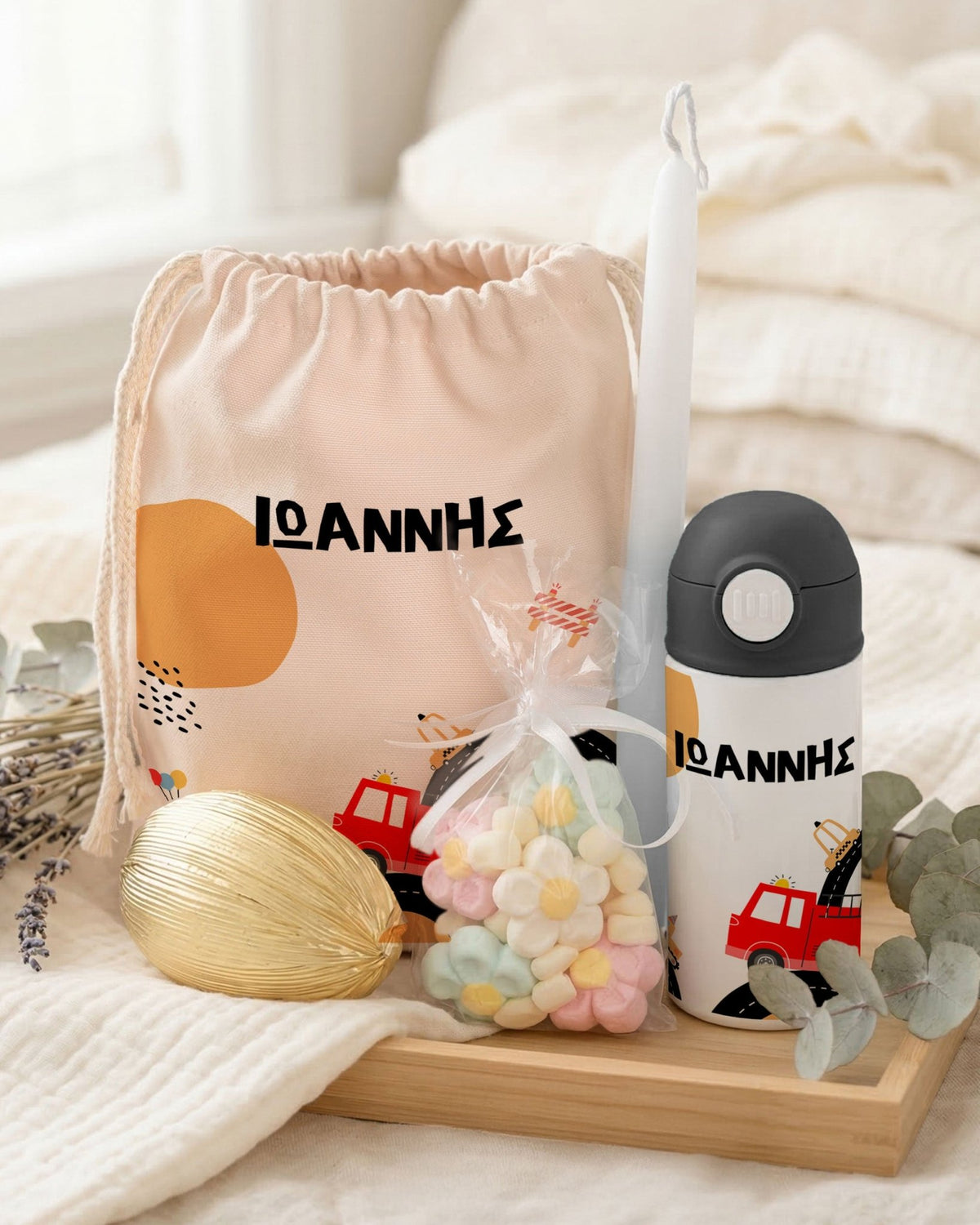 Excavators - Double Wall Bottle & Pouch Gift Set - GOTShirts