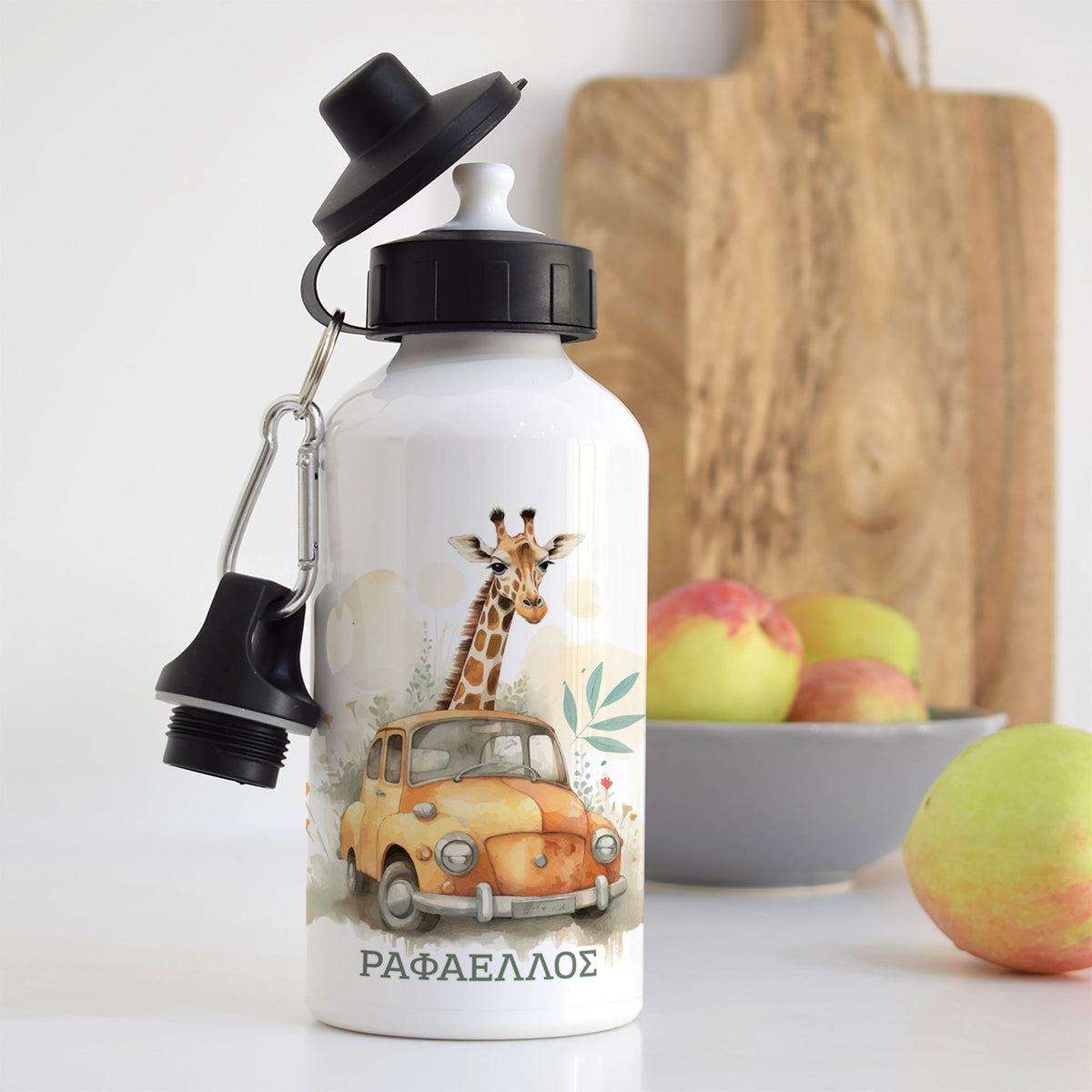 Giraffe - Aluminum Water Bottle - GOTShirts