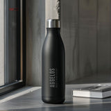 Best Dad Ever - Engraved Black Bowling Bottle 500ml - GOTShirts