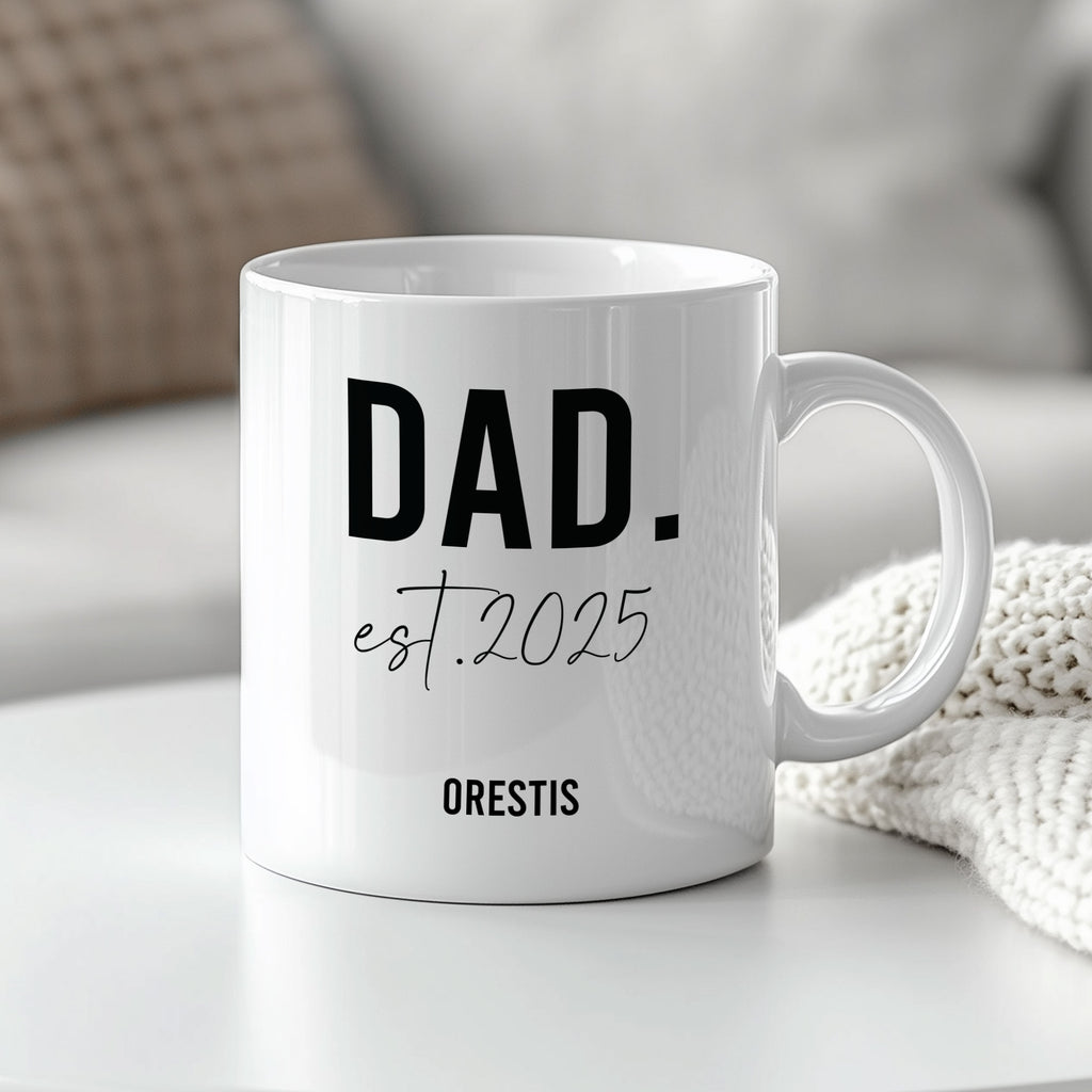 Dad Est - Ceramic Mug 330ml - GOTShirts