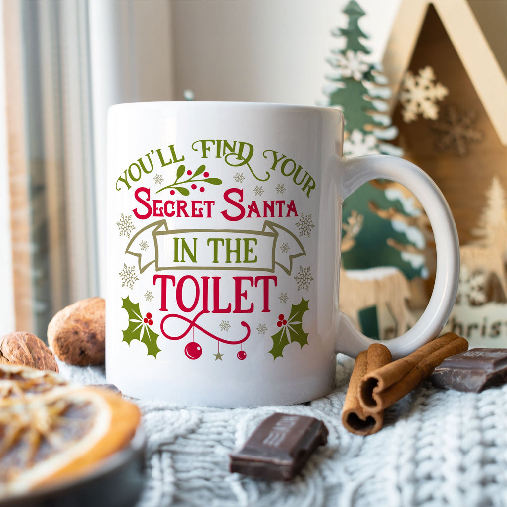Secret Santa Toilet - Ceramic Mug 330ml - GOTShirts
