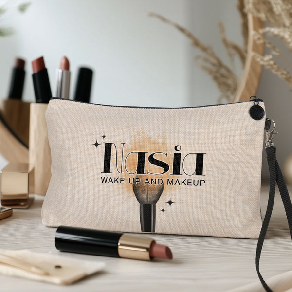 Wake Up And Make Up - Makeup Bag Gift Box - GOTShirts