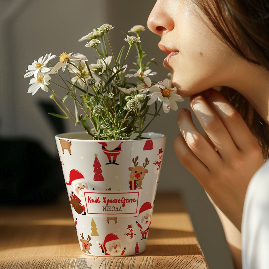 Santa Claus - Christmas Flower Pot - GOTShirts