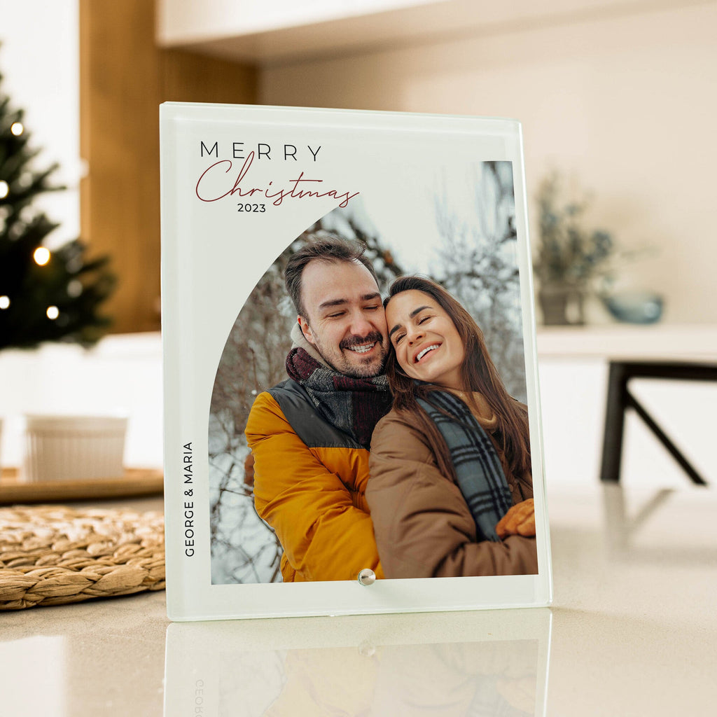 Christmas Couple - Glass Frame - GOTShirts