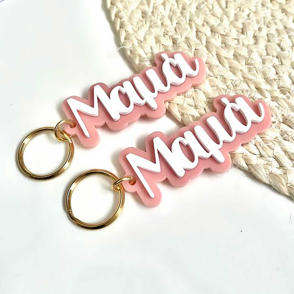 "Μαμά" Plexiglass Keyring