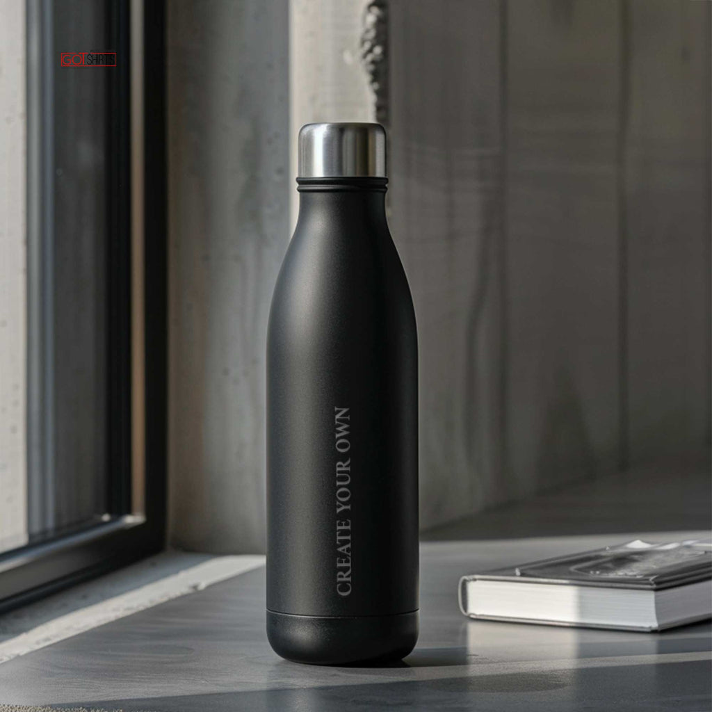 Personalized Engraved Black Bowling Bottle 500ml - GOTShirts