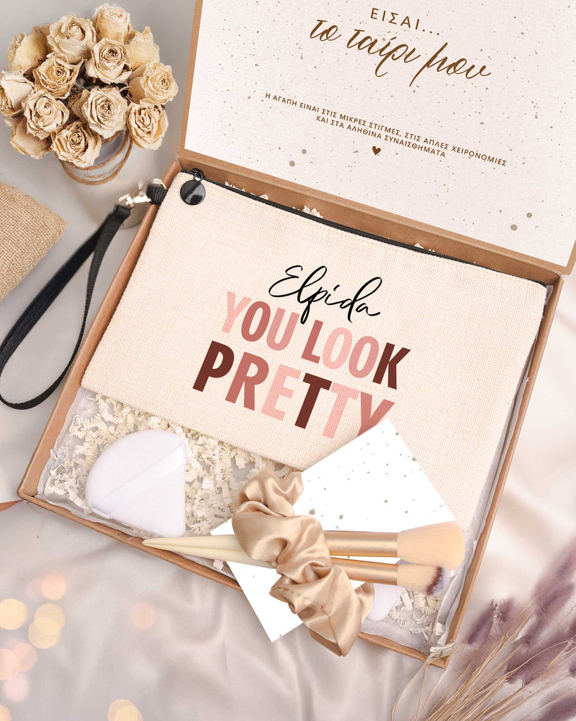 You Look Pretty - Makeup Bag Gift Box - GOTShirts