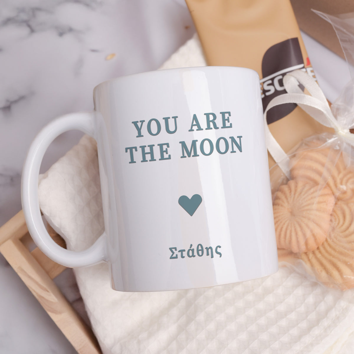Sun & Moon - Ceramic Mug 11oz & Coaster Gift Box - GOTShirts