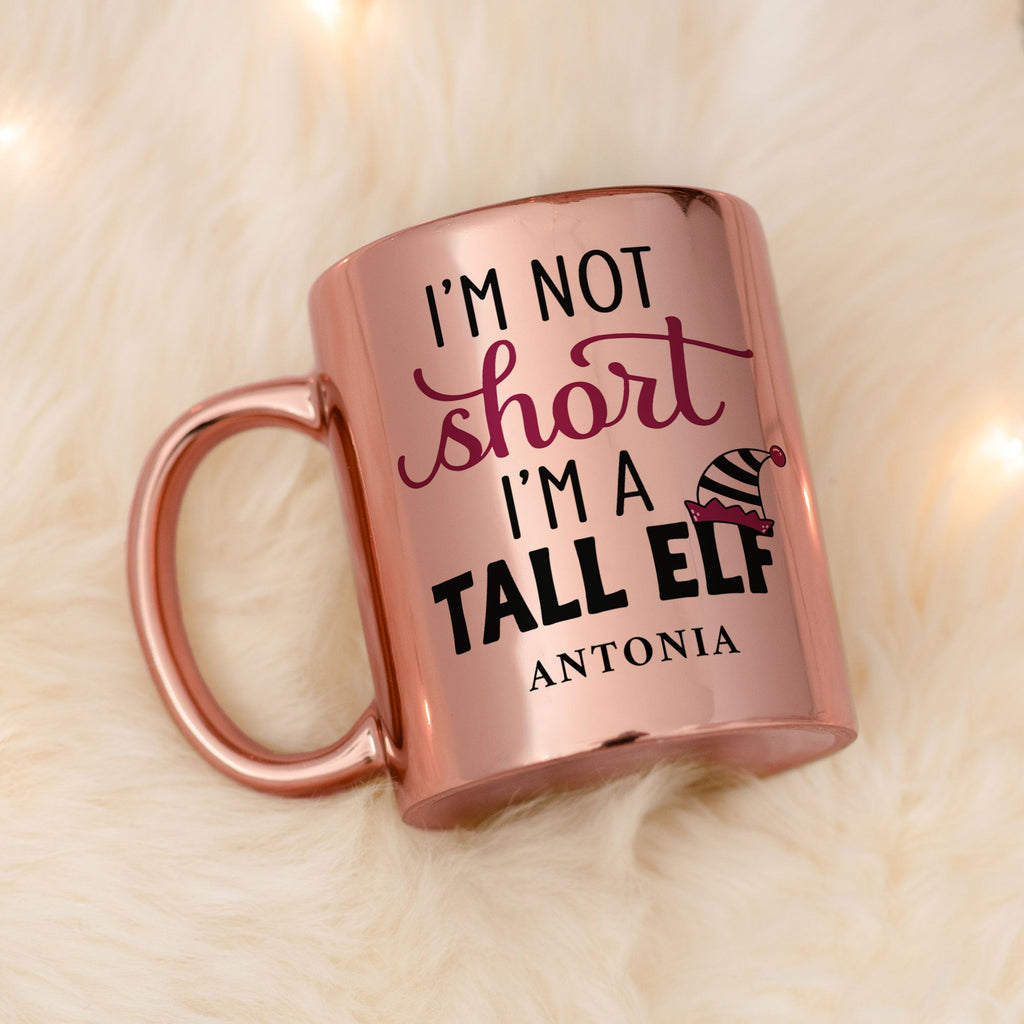 I'm Not Short I'm A Tall Elf - Mirror Mug - GOTShirts