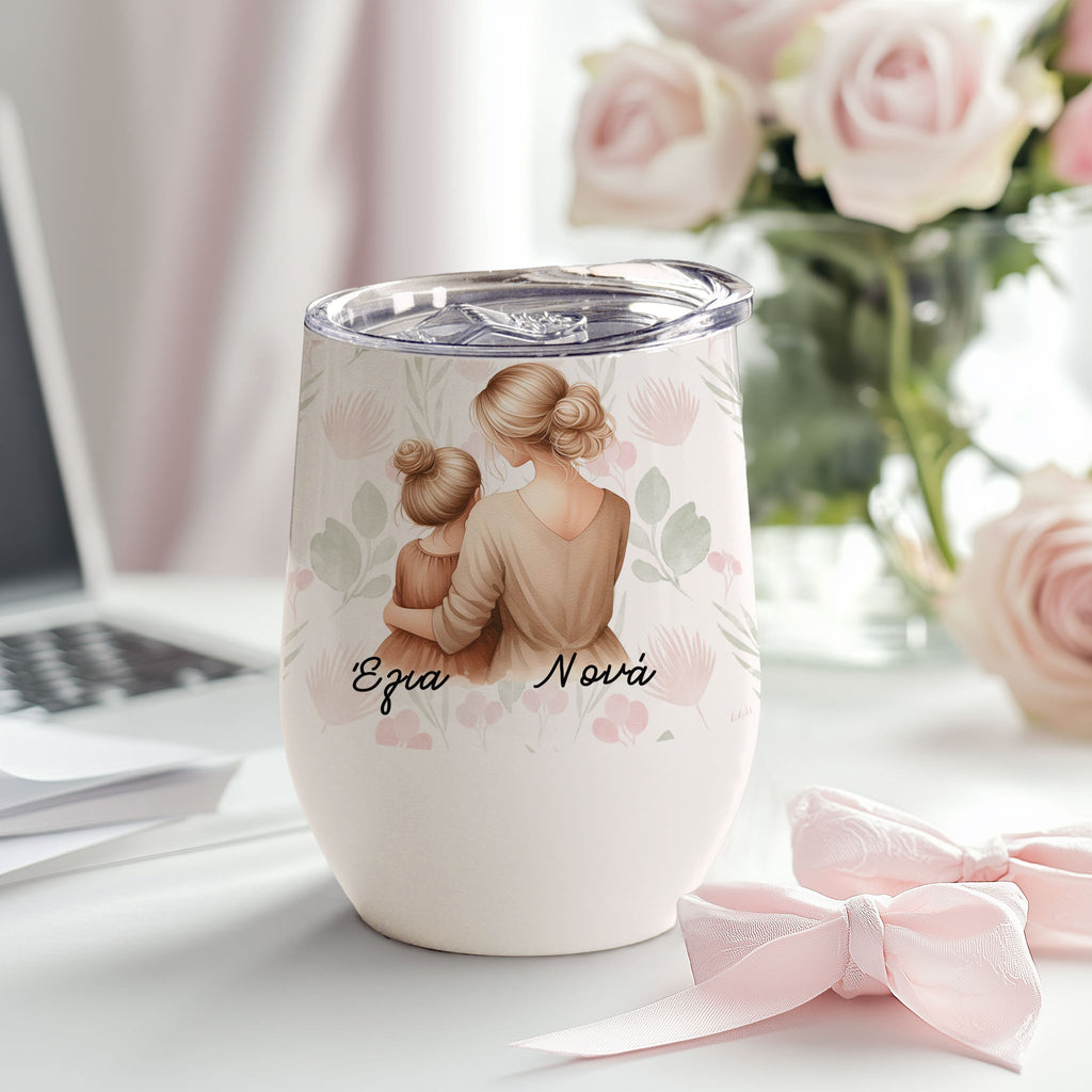 Godmother & Goddaughter - Stainless Steel White Mug - GOTShirts