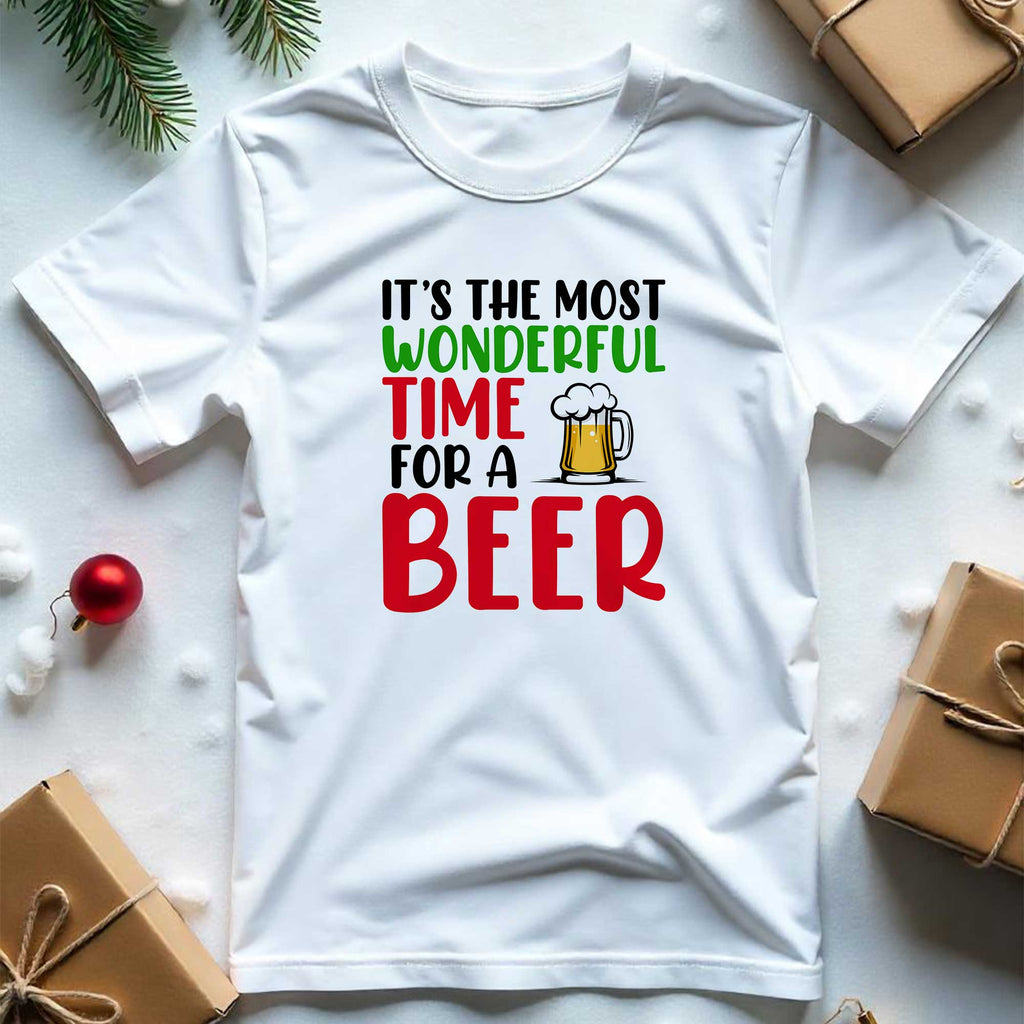Most Wonderful Time For A Beer - Regular Fit T-shirt - GOTShirts