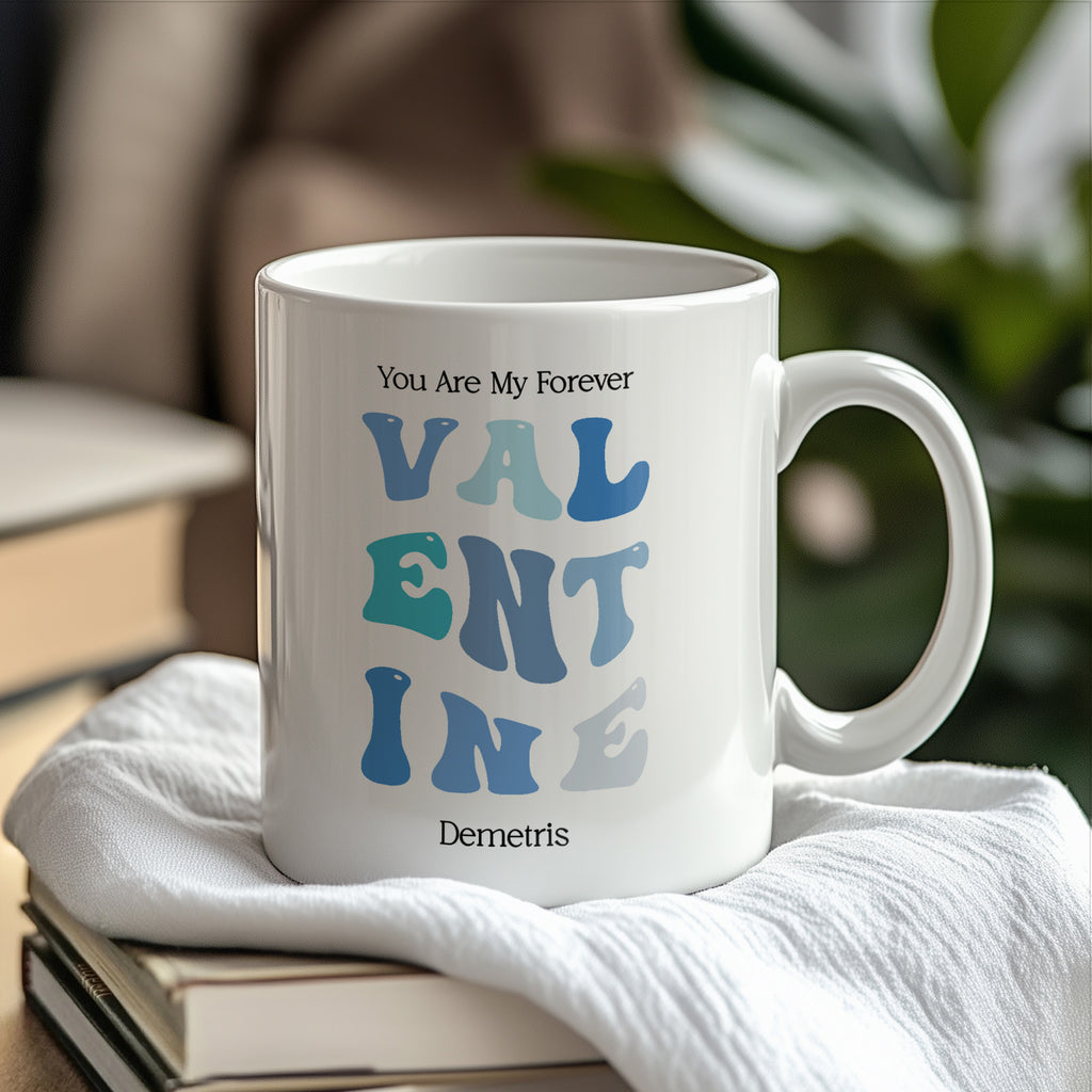 My Forever Valentine Blue - Ceramic Mug 330ml - GOTShirts