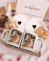 Couple Names - Ceramic Mug 11oz & Coaster Gift Box - GOTShirts
