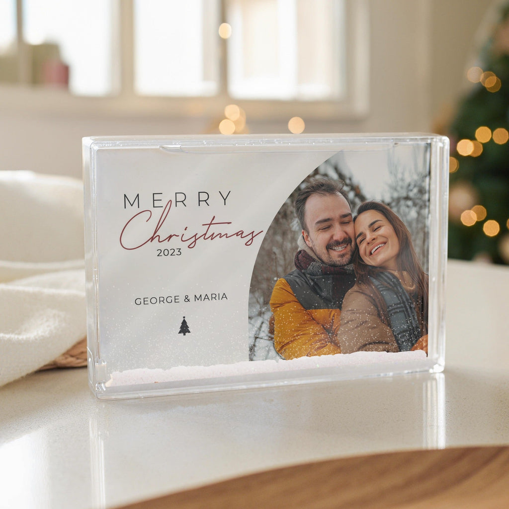 Christmas Couple - Acrylic Photo Block - GOTShirts
