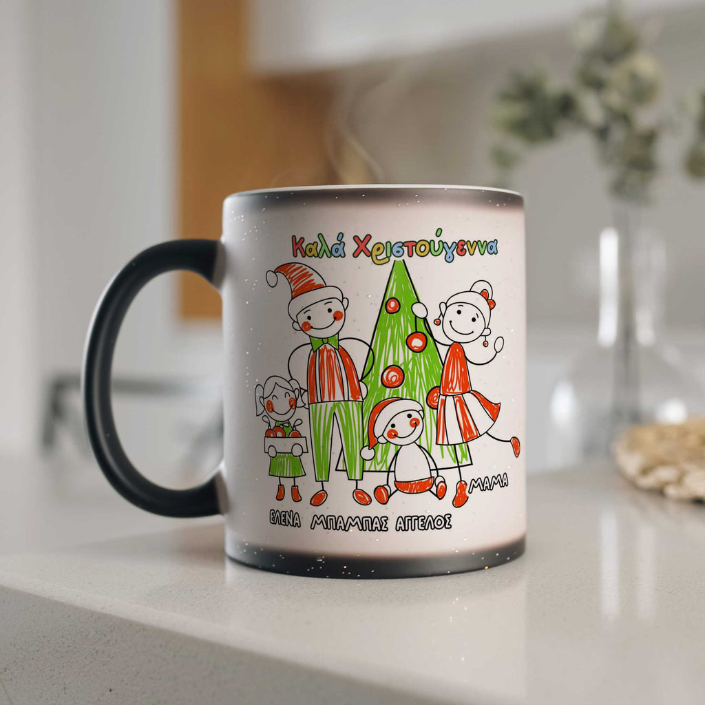 Christmas Family - Glitter Magic Mug - GOTShirts