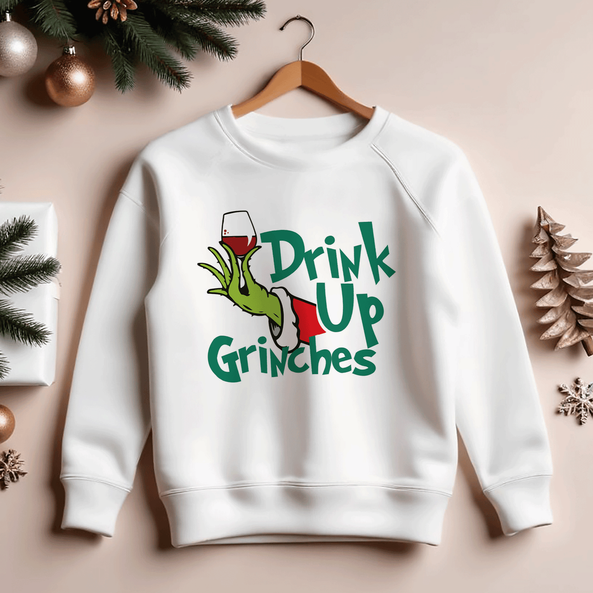 Φούτερ "Drink Up Grinches"