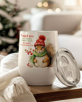 Christmas Grandmother Squirrel - Magnetic Puzzle & Wine Mug Gift Box - GOTShirts