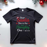She Is The Naughty One - Regular Fit T-shirt - GOTShirts