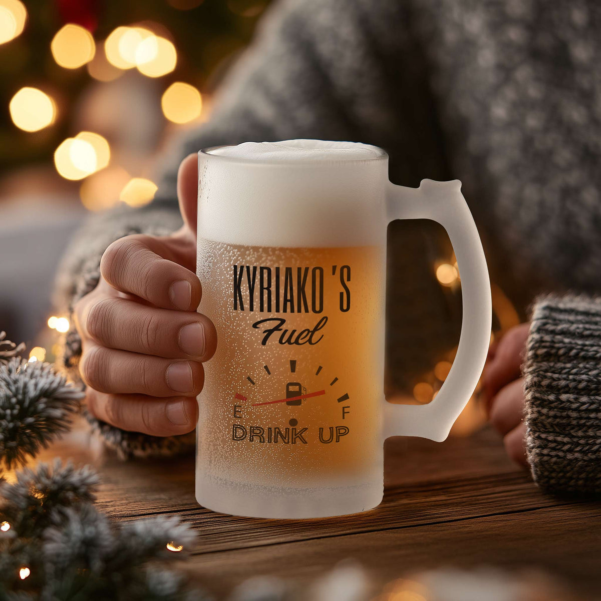 Drink Up - Frosted Beer Glass - GOTShirts
