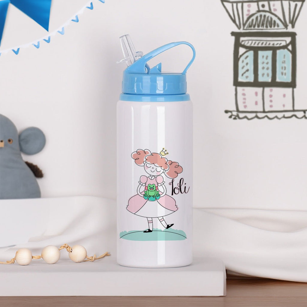 Princess Frog - Kids Aluminum Bottle 600ml - GOTShirts