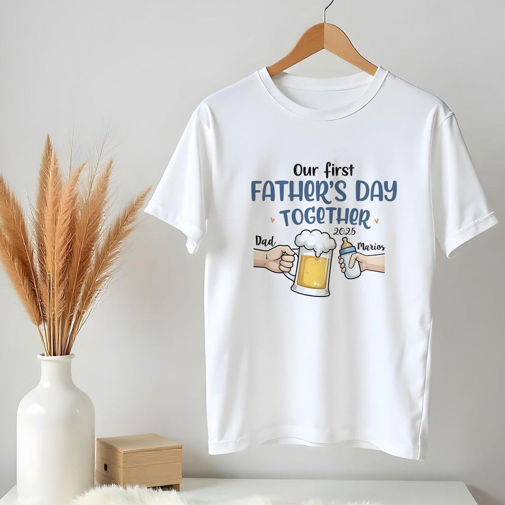 Our First Father's Day - T-shirt - GOTShirts