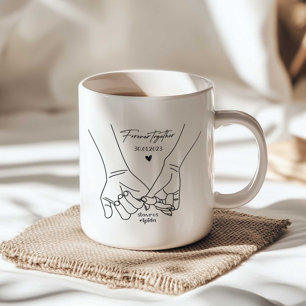 Holding Hands - Ceramic Mug 330ml - GOTShirts