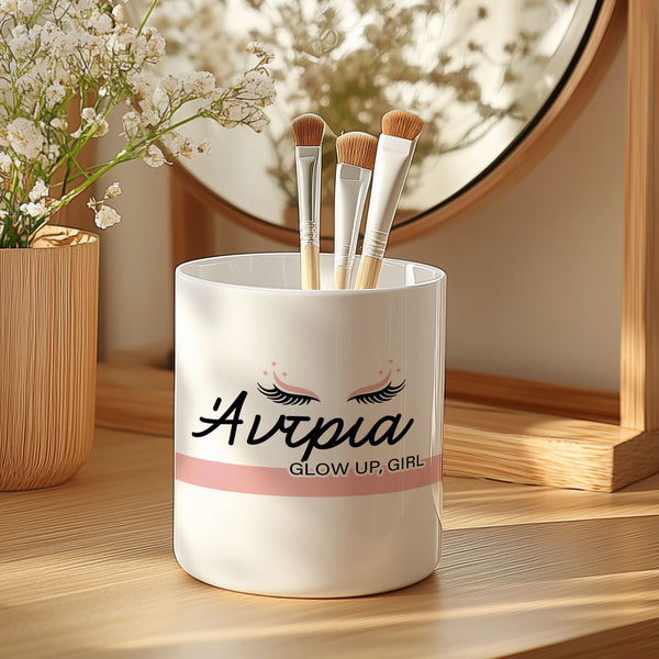 Glow Up Girl - Makeup Brush Holder Gift Box - GOTShirts