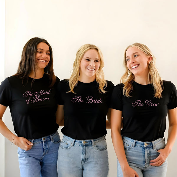 Pink Hen Party - T-shirt (2 Sides Design) - GOTShirts