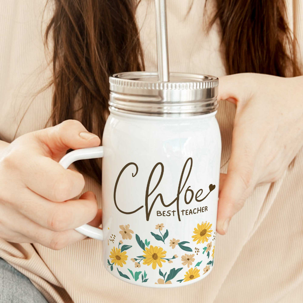 Jar Tumbler With Straw - GOTShirts