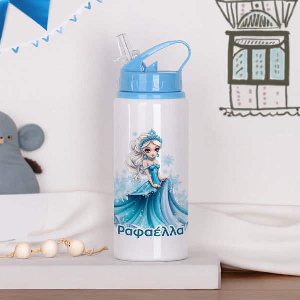 Snow Princess - Kids Aluminum Bottle 600ml - GOTShirts