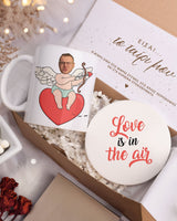 Love Is In The Air - Ceramic Mug 11oz & Coaster Gift Box - GOTShirts