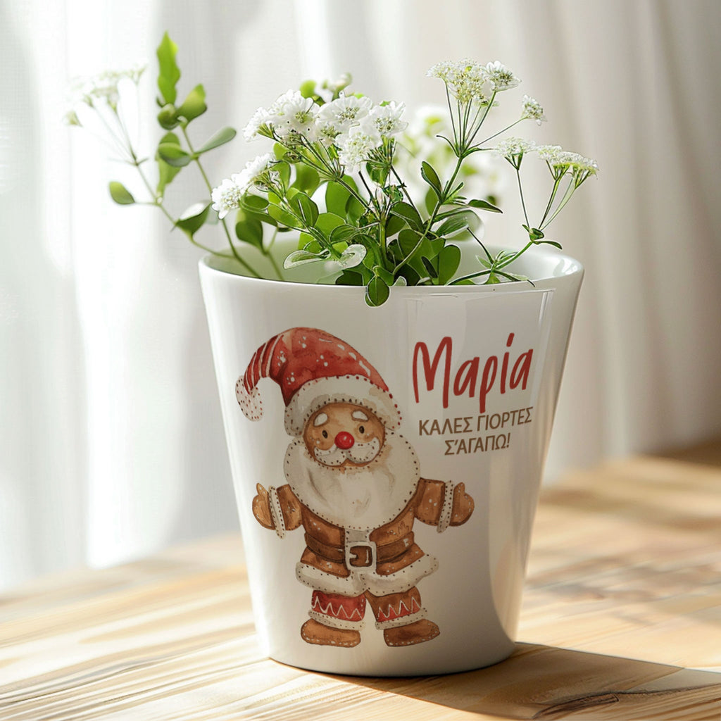 Cookie Santa - Flower Pot - GOTShirts