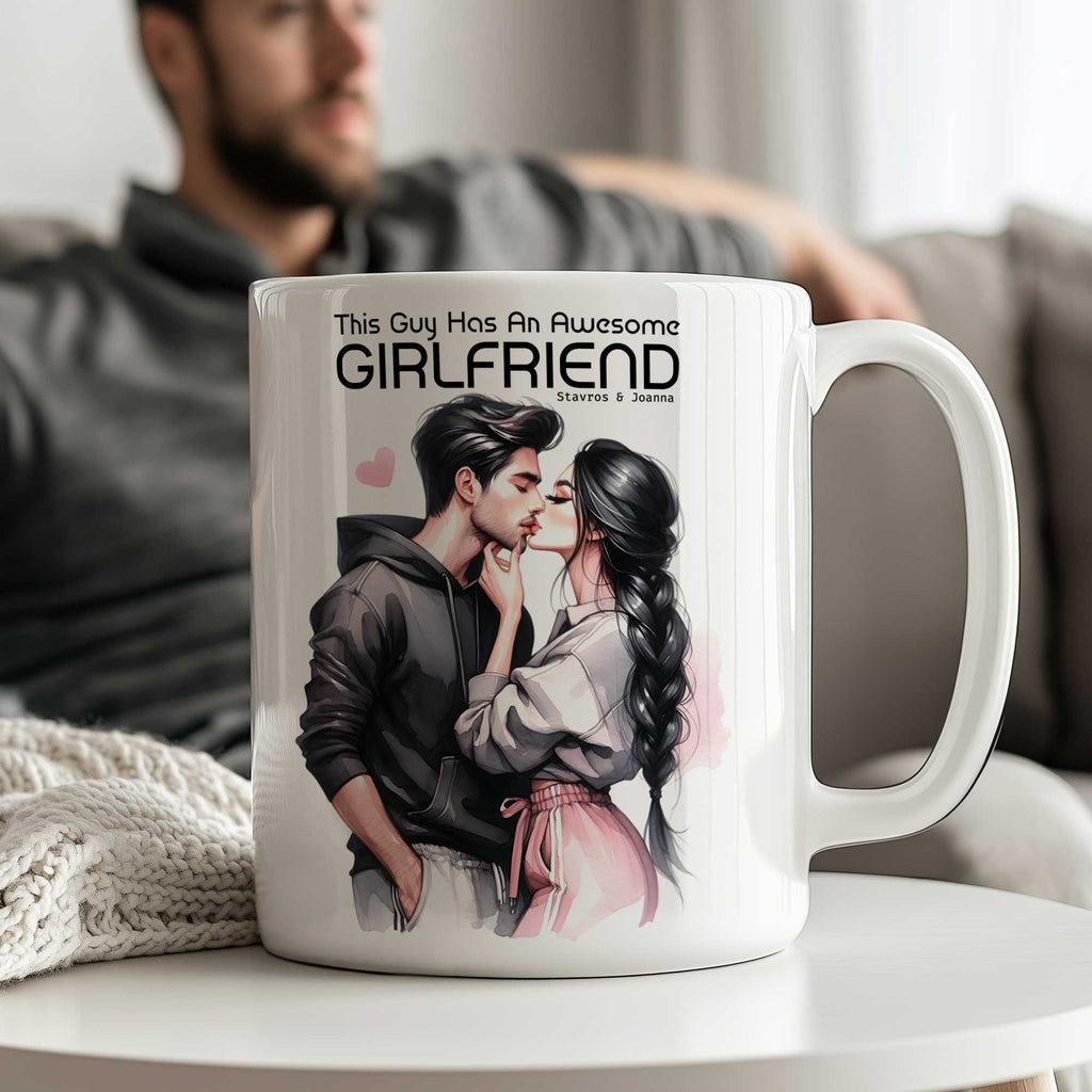 Awesome Girlfriend - Big Ceramic Mug 18oz - GOTShirts