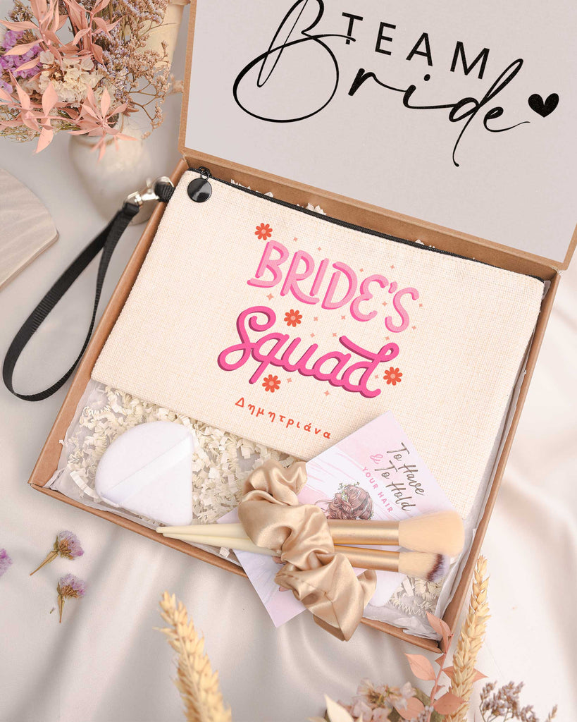 Bride's Squad - Makeup Bag Gift Box - GOTShirts