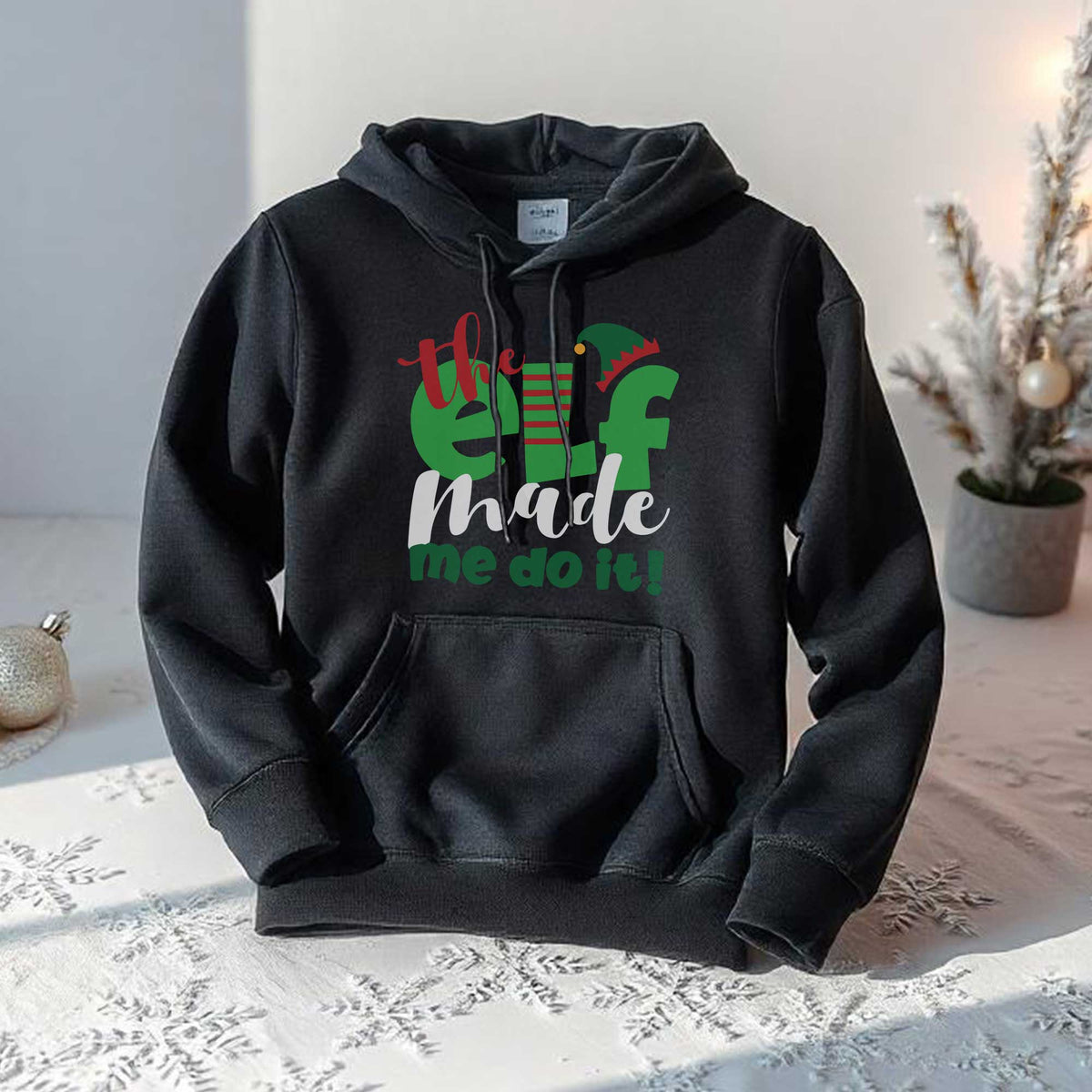 The Elf Made Me Do It - Hoodie - GOTShirts