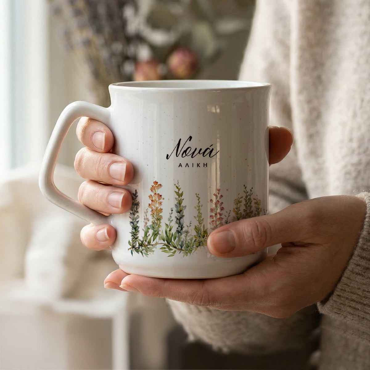Godmother Spring Flowers - Ceramic Mug 9oz - GOTShirts