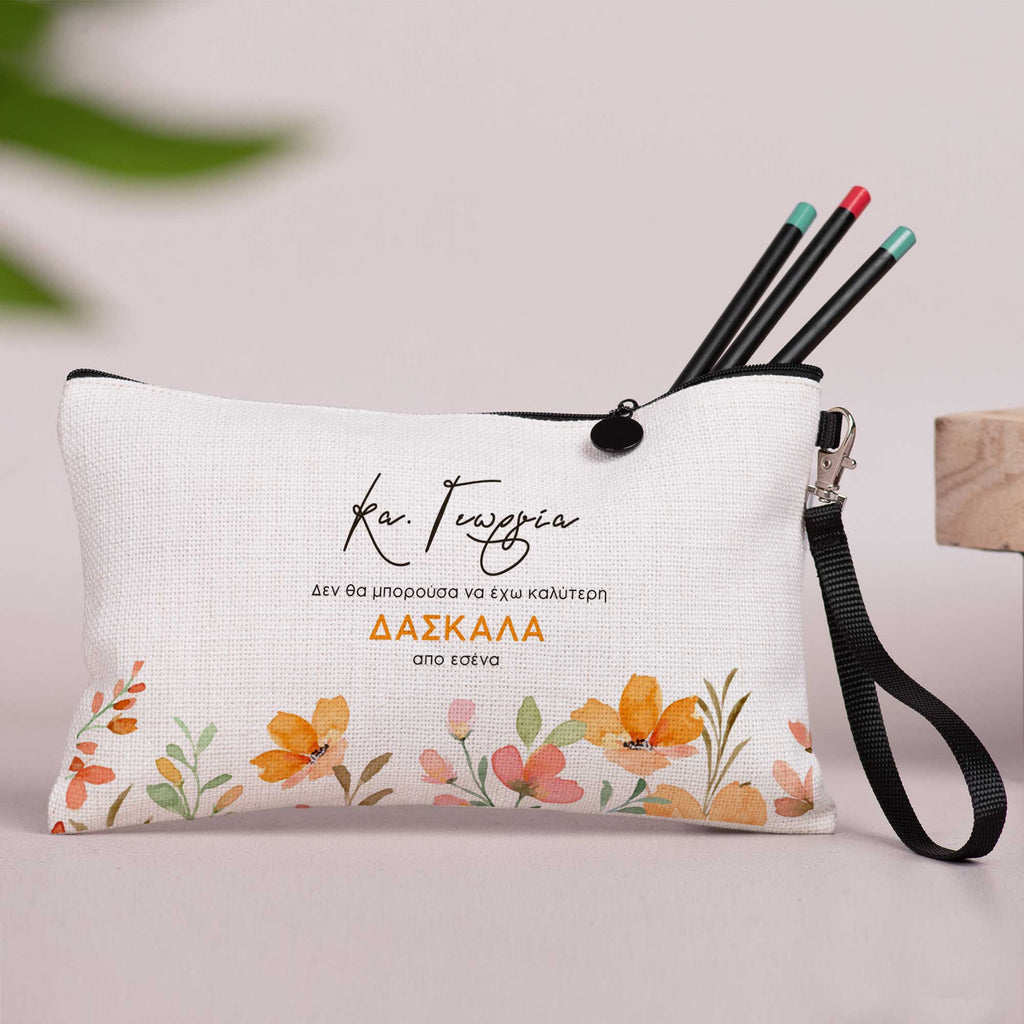 I Couldn't Have A Better Teacher - Linen Pencil Case - GOTShirts