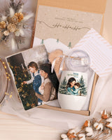 Godmother Christmas Boy - Magnetic Puzzle & Wine Mug Gift Box - GOTShirts