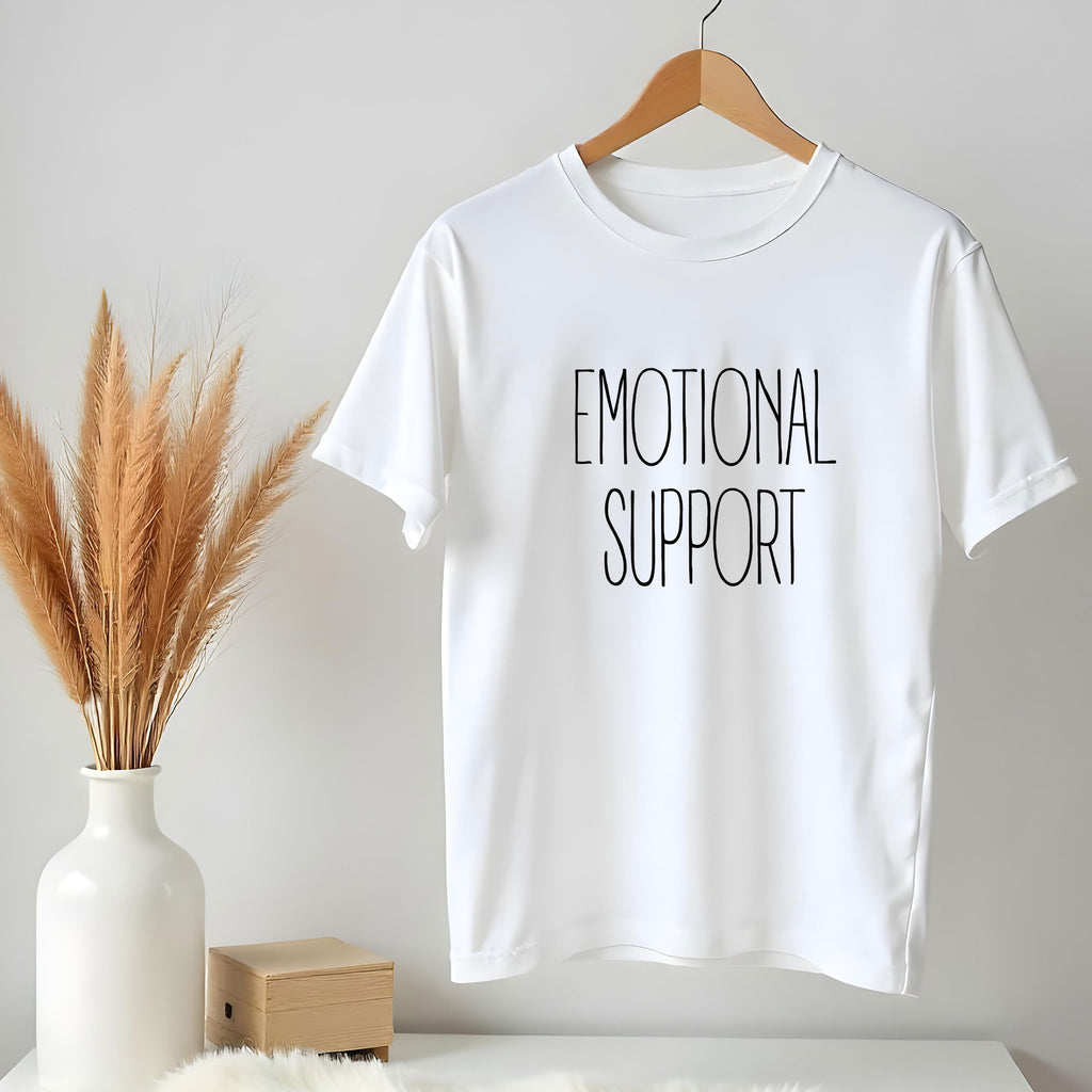 Groom's Emotional Support Minimal T-Shirt - GOTShirts